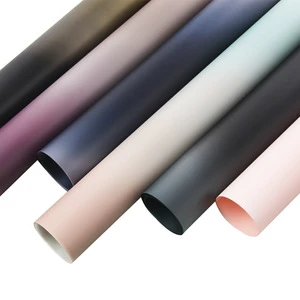 Flower Wrapping Paper Colorful Aurora Paper Korean-style Translucent Waterproof Floral Materials Wholesale at Low Prices