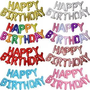 13pcs Happy Birthday Theme Party Decoration Balloons Set Foil Ballons Birthday Party Decorations