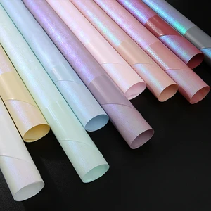 New Product Burano Rose Packaging Floral Dazzle Color Paper Seven Color Light Flower Wrapping Paper