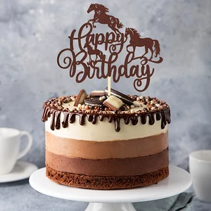 Wholesale birthday cake decorations for horses, equestrian sports, and birthday parties.