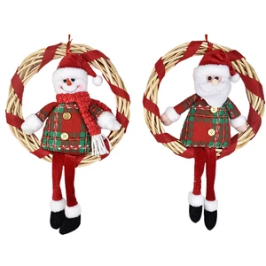 15inch Christmas Wreath Decorative Christmas Garlands Wreaths Christmas Wreaths for Front Door