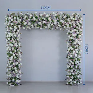New Design Party Event Flower Arches for Decoration, Wedding and Festival Decorations with Flower square Arches