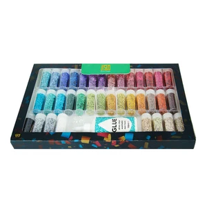 Wholesale Factory OEM Customizable Sparkling Small Package Pigment Non-toxic High Quality Shinny Glitter Powder for Ink