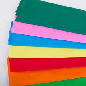 Color Crepe Paper in Rolls for Flowers Wrapping Crepe Paper Flowers