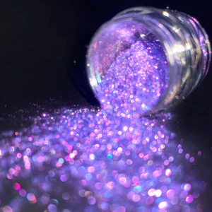Wholesale Rainbow Mica Holographic Eyeshadow Pigment Multi Chrome Color Change Pigment Powder for Nail , Body Glitter