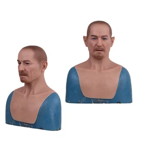 Hot Selling Party Masks 100% Silicone Soft Comfortable Head Face Cover Halloween Cosplay Masquerade Props