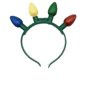 Flashing Mode Christmas Light-Up Headband With Colorful LED Bulbs 3 Christmas Party Favor For Kids Xmas Party Favor Accessories
