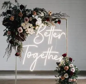 Hot Romantic Love Wedding Decoration Custom LED Neon Sign Letters