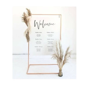 Classic Design Welcome Sign on Stand for Wedding Party Use Greatest Quality Metal Welcome Stand in India