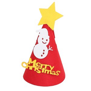Felt Christmas Hat Santa Snowman Design Adult Children Festive Party Photo Decoration Headgear