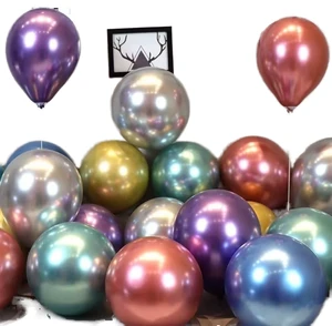 Metal Color Wedding Balloons Party Decorations & Supplies for Background Arrangement for Wedding & Party