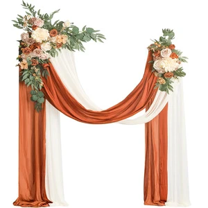 Hot-Selling New Artificial Wedding Arch for Outdoor Party Gatherings and Lawn Decorations