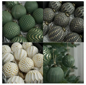 Old-World Antique-Style Matte Colorful Great Christmas Balls for Nostalgic Holiday Setup