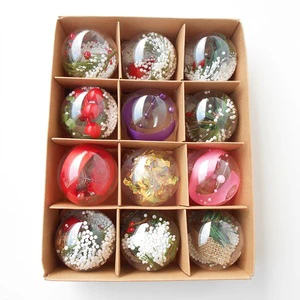 2026 New Style Shopping Mall Window Tree Decoration Pendant 6cm Large Size Painted Christmas Ball Christmas Tree Ornaments