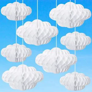 3D Cloud Decoration Hanging Honeycomb Decoration for Ceiling Wedding Birthday and Baby Party Decoration