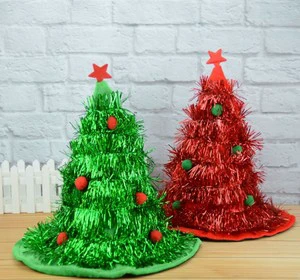 Santa's Christmas Feather Hat for Adults and Children Festive High Quality Christmas Tree Decoration