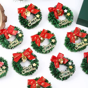 Mini Christmas Garlands Wreaths 6.3cm Christmas Decoration Christmas Wreath