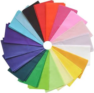 At a Loss Colorful 50x70CM 20gsm Tissue Paper for Gift Wrap, Wedding Birthday Party Favor Decor DIY Fringes