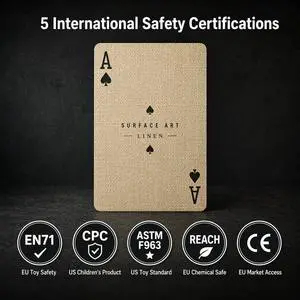 Custom Wedding 52 Playing Cards Personalized Design Foil Party Event Paper Box Durable Manufacture Custom Playing Card