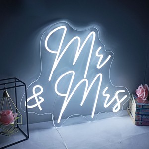 Manufacturer Fast Delivery Custom LED Acrylic Neon Sign for Wedding