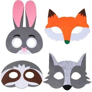 Funny Animal-Themed Party Masks for Kids for Children's Parties