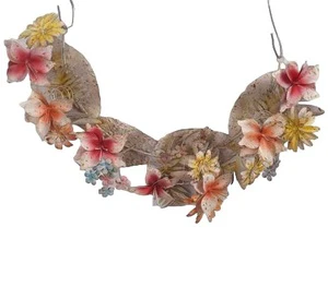 Best Price Hot Selling Handmade Eco-Friendly Metal Leaf Christmas Hanging Wreath for Holiday Decoration and New Year Gifts