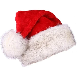 Acrylic Christmas Claus Hats for Adults-Unisex Winter Party & Holiday Beach Business Caps