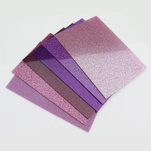ALANDS Acrylic Laminate Sheet Double Sided Glitter Acrylic Sheet For Birthday Decoration DIY Cake Topper With Laser Cutting