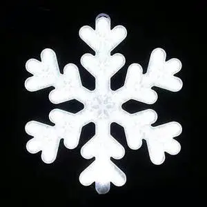Christmas Party Wedding Stage Decoration Snowflake 30cm 40cm 60cm Indoor Atmosphere Lamp Garden Party Light Sign Rainproof
