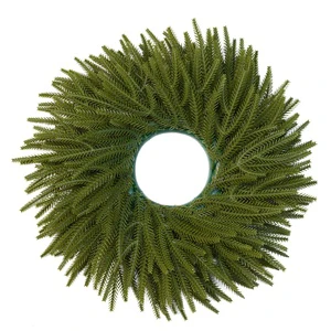 50cm Artificial Pine Wreath: New Year & Christmas Decor for Home Door Hanging, Hotel Scene Arrangement and Photography Props