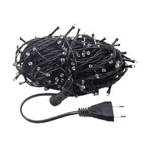 220V Waterproof Multi-Color LED Christmas String Lights with Male Female Plug for Outdoor Wedding Parties Decorations