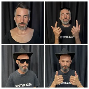 High Quality Artificial Silicon Mask Hollywood Party Mask Realistic Silicone Head for Human Face Crossdressing Party