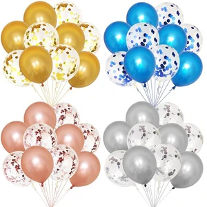 10PCS/Set Party Balloon Garland Set Confetti Latex Balloon Birthday Decoration