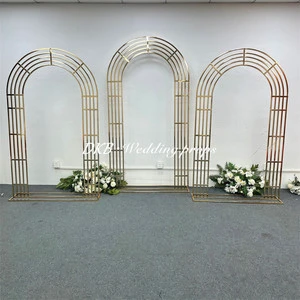 Metal Arch For Wedding Decoration Factory Price Wholesale Wedding Arch Backdrop High Quality Golden Metal Wedding Arch