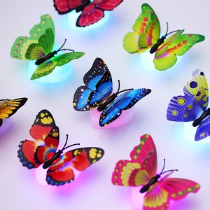 Butterfly Led Wall Decor Party Novelties Cheap Neon Night Lights Wedding Room Lighting Decoration Home Decor