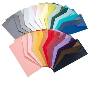 Wholesale Colorful Kraft Paper Envelopes, Customizable for Wedding and Holiday Invitations