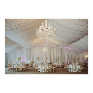 Wedding Decoration Tent Ceiling Drape Panel Draping Ceiling Wedding Decoration Tent Hanging Canopy Ceiling Drapes for Decor