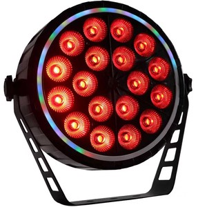 18pcs RGBW LED Stage Lighting Full-Color Par Lights for Weddings Performance Lighting with DMX512 Control Mode