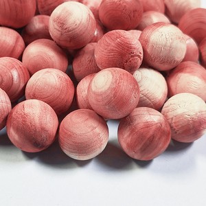 Wholesale Cheap Red Cedar Set Balls Tree Rings Logs Garland Cedar Wood Beads Cedar Blocks For Clothes Storage Custom LOGO