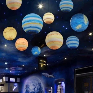 Wedding Planet Chandelier Sun Moon Stars Sky Top Stage Store Bar Restaurant Kindergarten Decoration