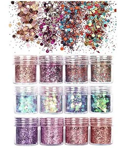 Hot-selling New Loose Purple glitter Eyeshadow Powder For Nail Art Decoration