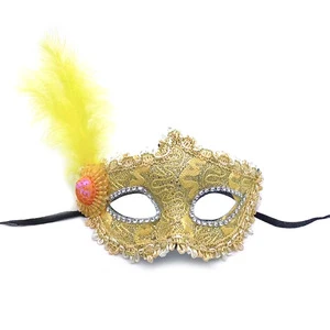Wholesale Party Theme Party Mask Mardi Gras Masks Feather Party Masks