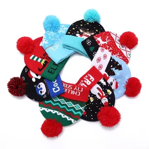 Party Christmas Plush Hat Wool Warm Hat Wholesale Knitted Hat