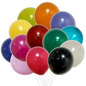 Wholesale Bulk Party Decoration Stuffing Balloons Natural Latex Durable 10/12 Inch Multi Color Retro Design