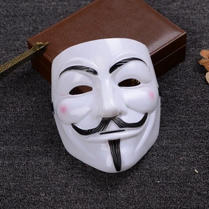 Halloween Favor Decoration the V for Vendetta Party Cosplay PVC Masque Mask Halloween Costume Party Horror Mask