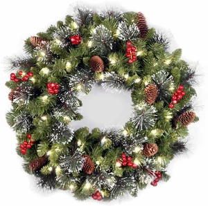 New Design PVC Indoor Christmas Wreaths Festive and Party Decoration
