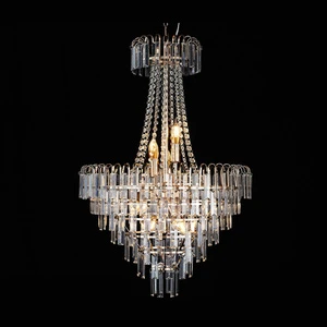 Weddings and Hotels Waterproof Glass Props LED Wedding Party Lights Acrylic Crystal Chandelier Halls Decoration Wholesale