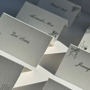 Custom High-End Colorful Totem Wedding Invitations Art Paper Letterpress Printing Embossing Bi-Fold Style for Wedding Events
