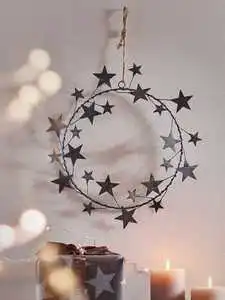 Wreath Christmas Decoration Handicraft Traditional Style Wall Hanging Ornament