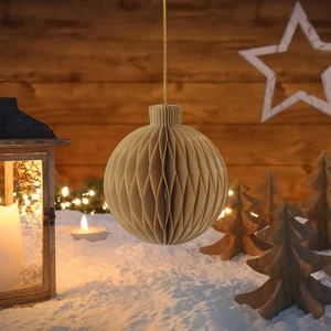 Christmas Tree Ornaments Balls Hanging Decoration Eco-friendly Magnetic Customizable Colors Shapes 3D Foldable Home Party Decor